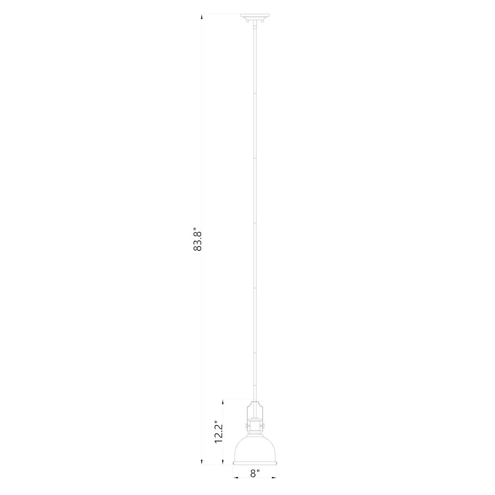 Z-Lite 1 Light Pendant. Picture 8