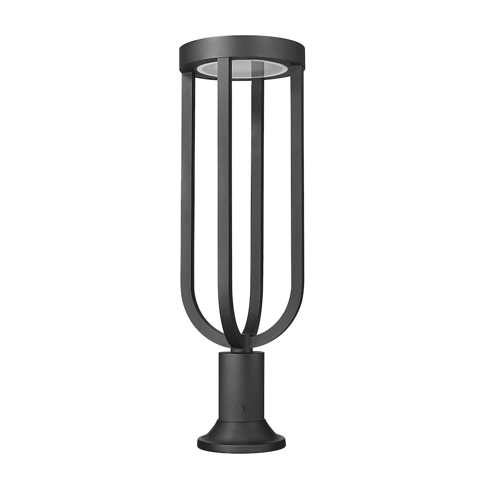 Z-Lite 1 Light Outdoor Pier Mounted Fixture. Picture 5
