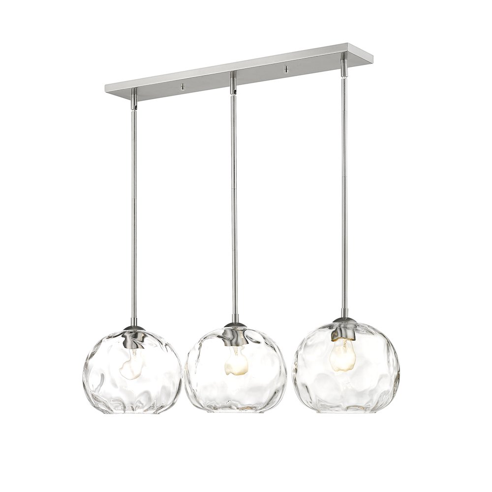 Z-Lite 3 Light Linear Chandelier. Picture 3