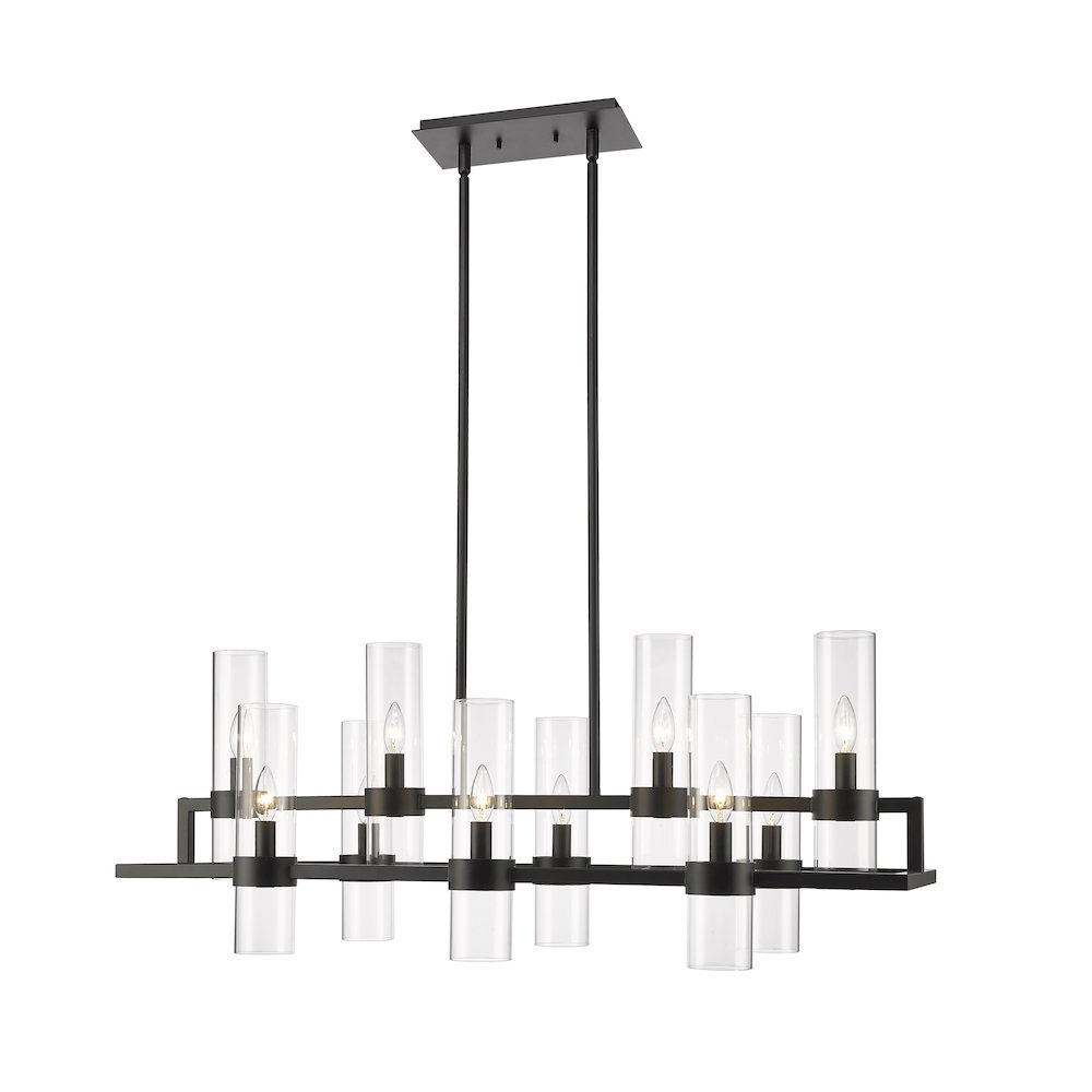 Z-Lite 10 Light Linear Chandelier. Picture 3