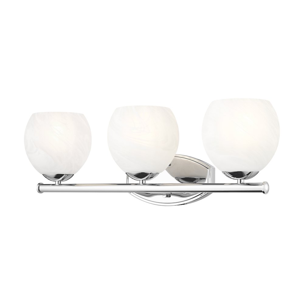 Z-Lite 3 Light Vanity, Chrome. Picture 1