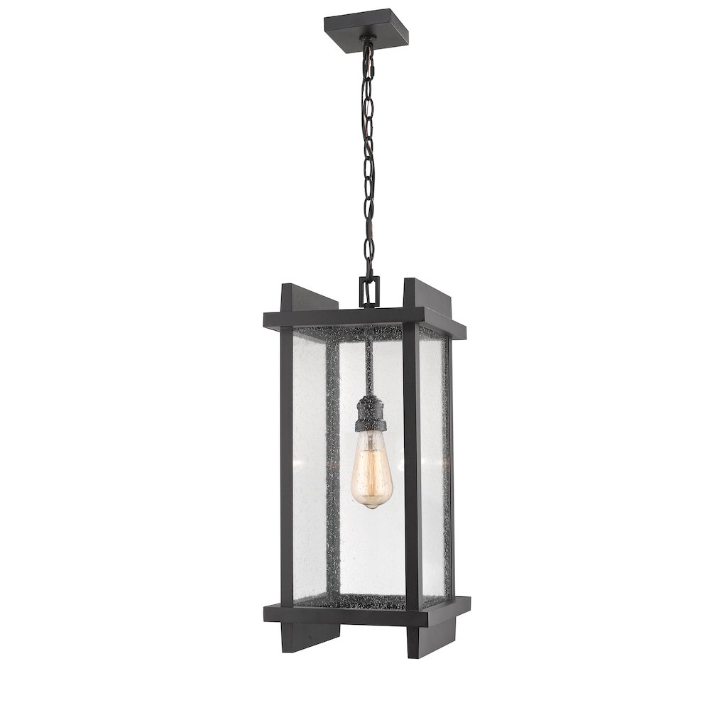 Z-Lite 1 Light Outdoor Chain Mount Ceiling Fixture. Picture 1