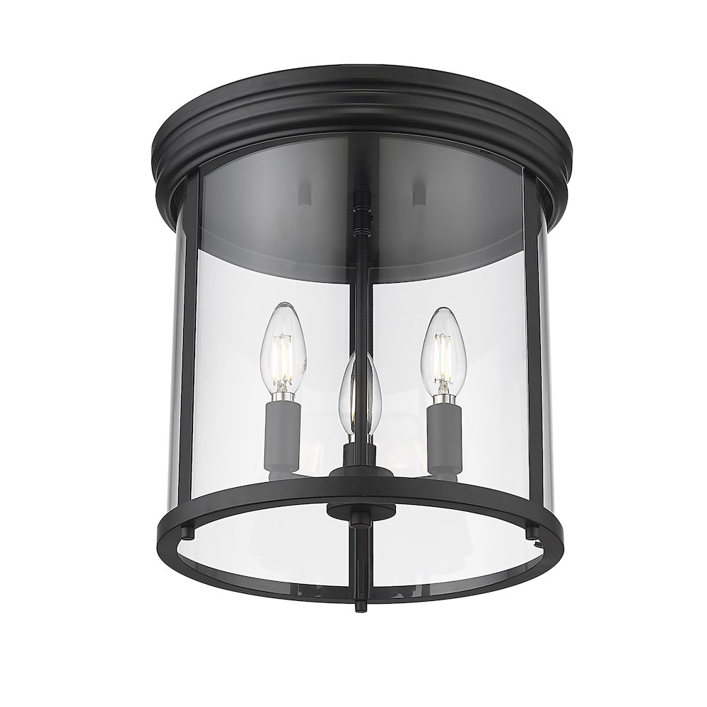 Z-Lite 3 Light Flush Mount. Picture 3