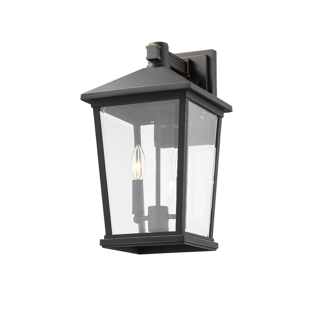 Z-Lite 2 Light Outdoor Wall Light. Picture 2