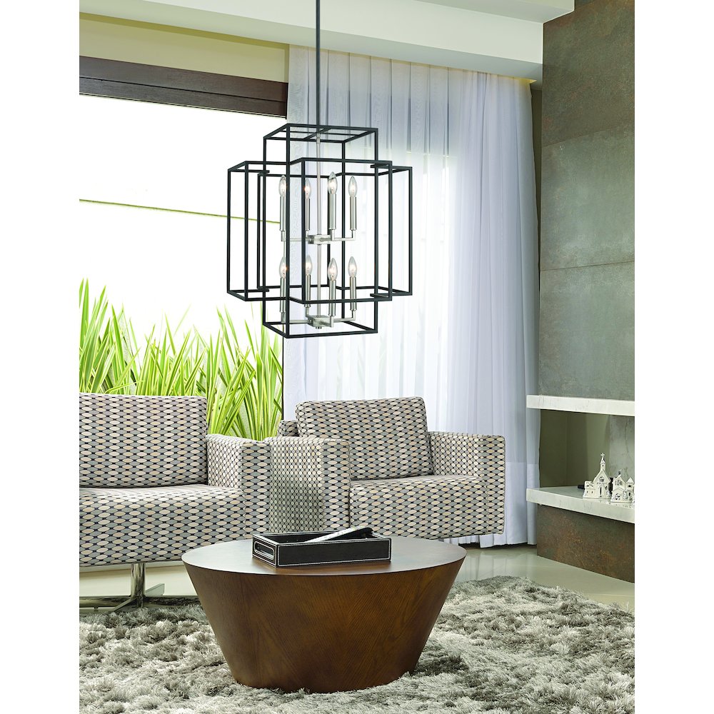 Z-Lite 8 Light Chandelier. Picture 5