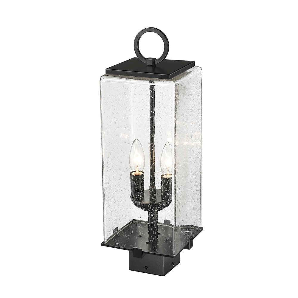 Z-Lite 2 Light Outdoor Post Mount Fixture. Picture 2