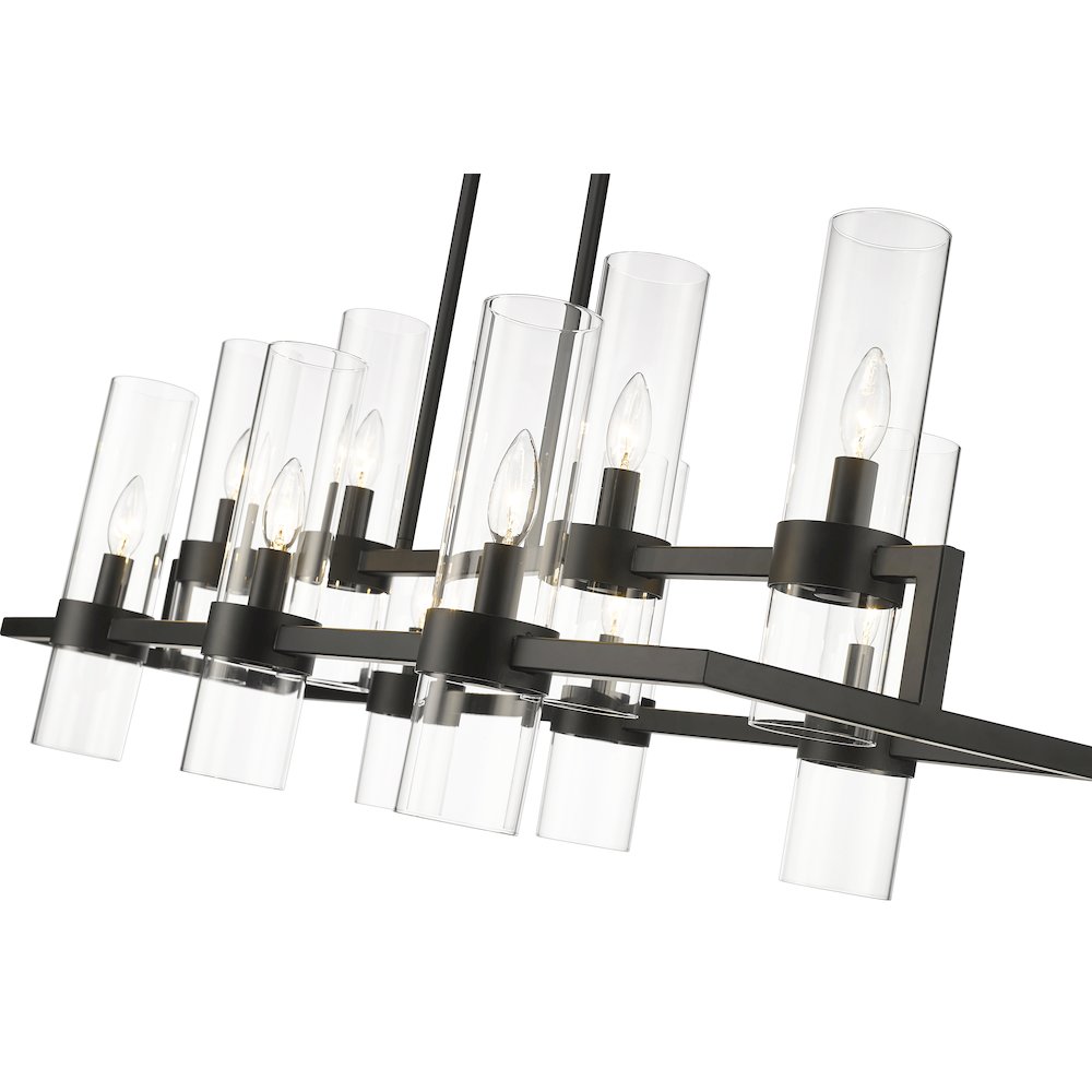 Z-Lite 10 Light Linear Chandelier. Picture 4