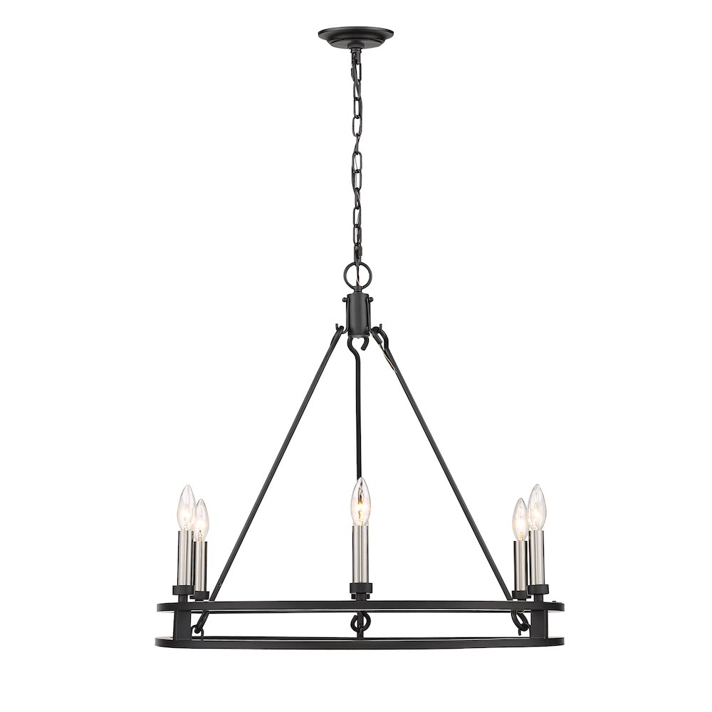 Z-Lite 6 Light Chandelier. Picture 4