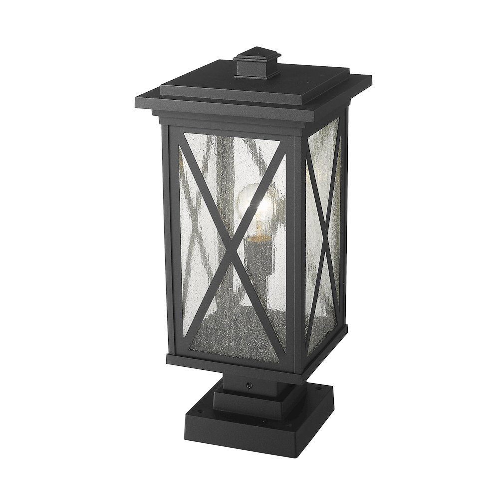 Z-Lite 1 Light Outdoor Pier Mounted Fixture. Picture 3