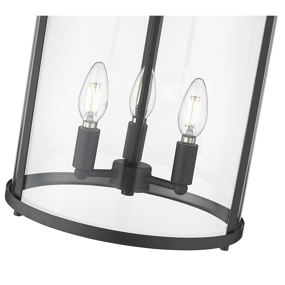 Z-Lite 3 Light Flush Mount. Picture 4