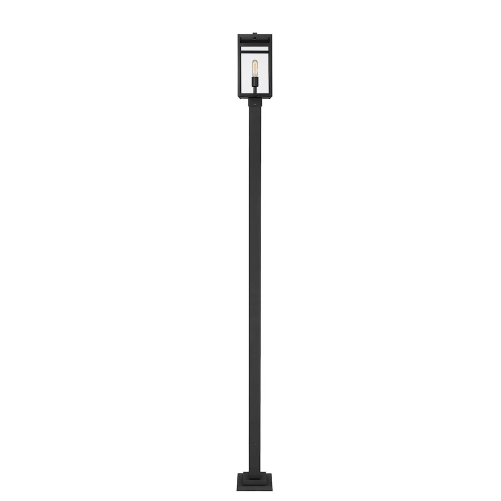 Z-Lite 1 Light Outdoor Post Mounted Fixture. Picture 2
