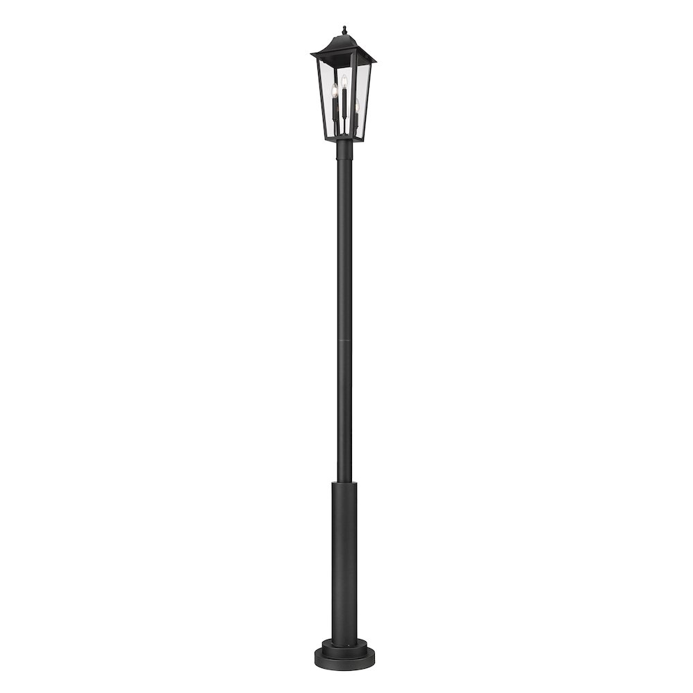 Z-Lite 3 Light Outdoor Post Mounted Fixture. Picture 2