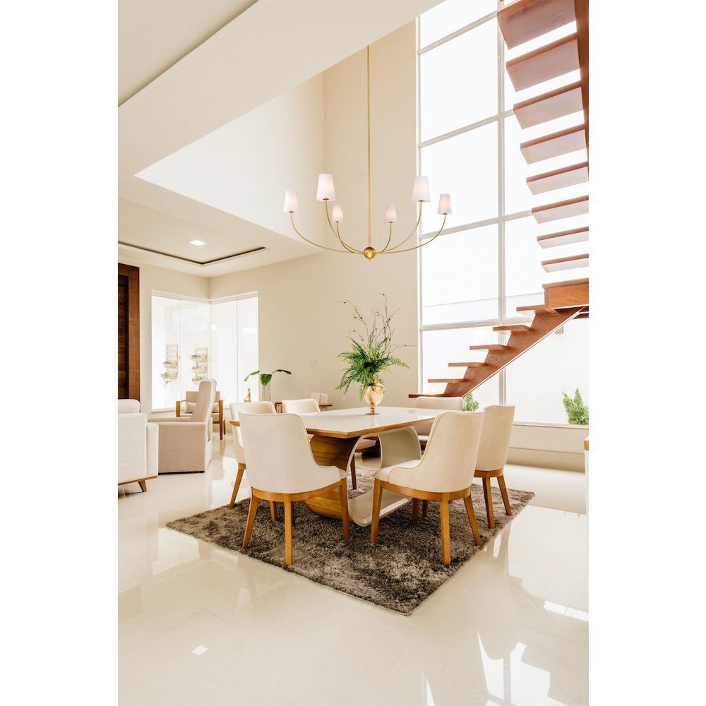 Z-Lite 6 Light Chandelier. Picture 6
