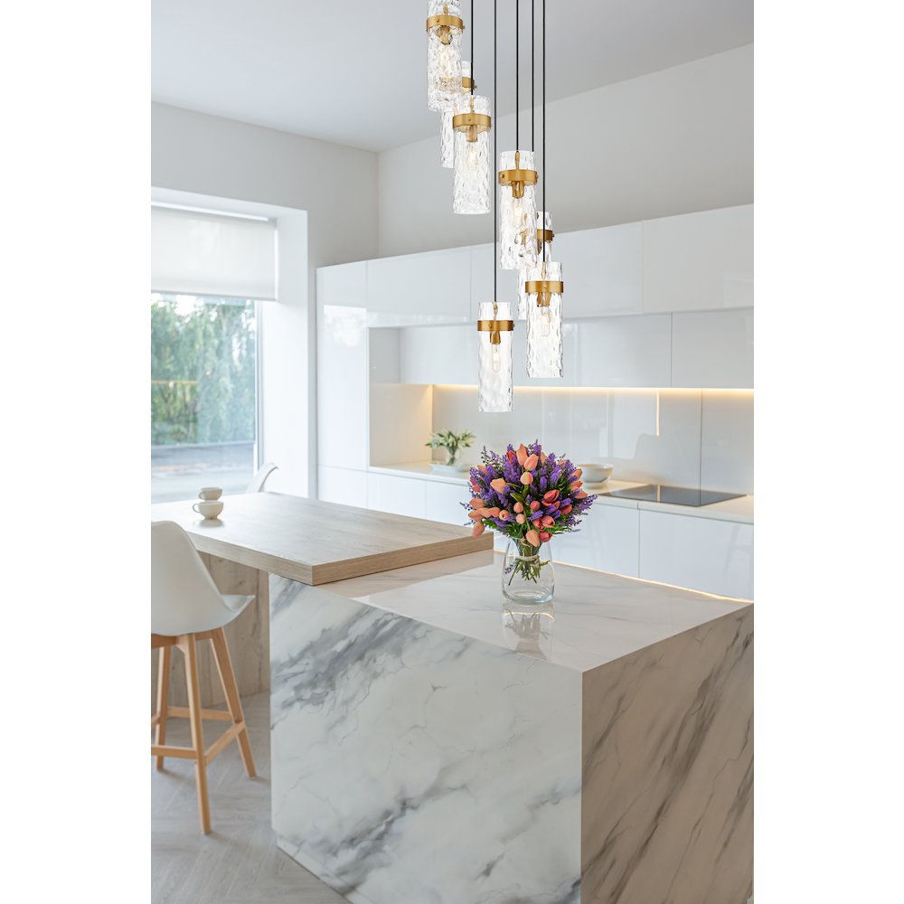Z-Lite 7 Light Chandelier. Picture 6