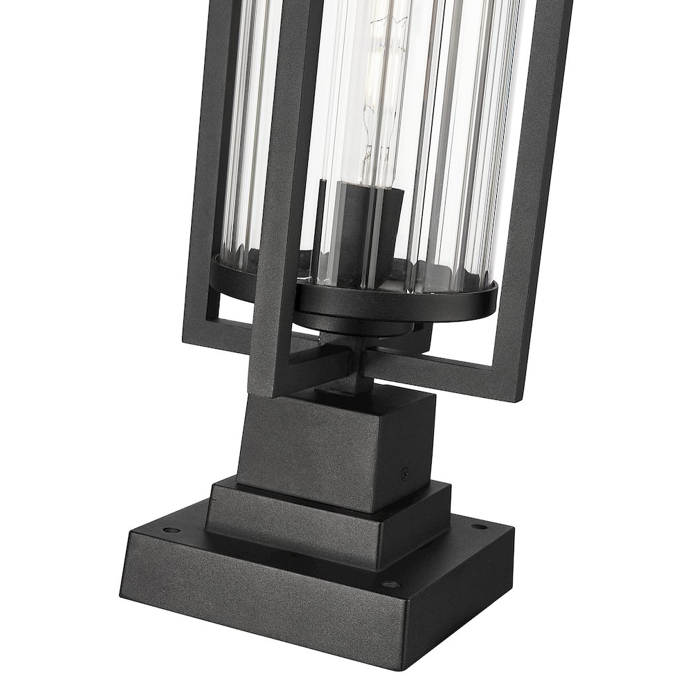 Z-Lite 1 Light Outdoor Pier Mounted Fixture. Picture 4