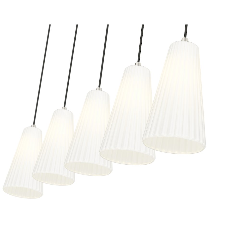 Z-Lite 5 Light Linear Chandelier. Picture 4