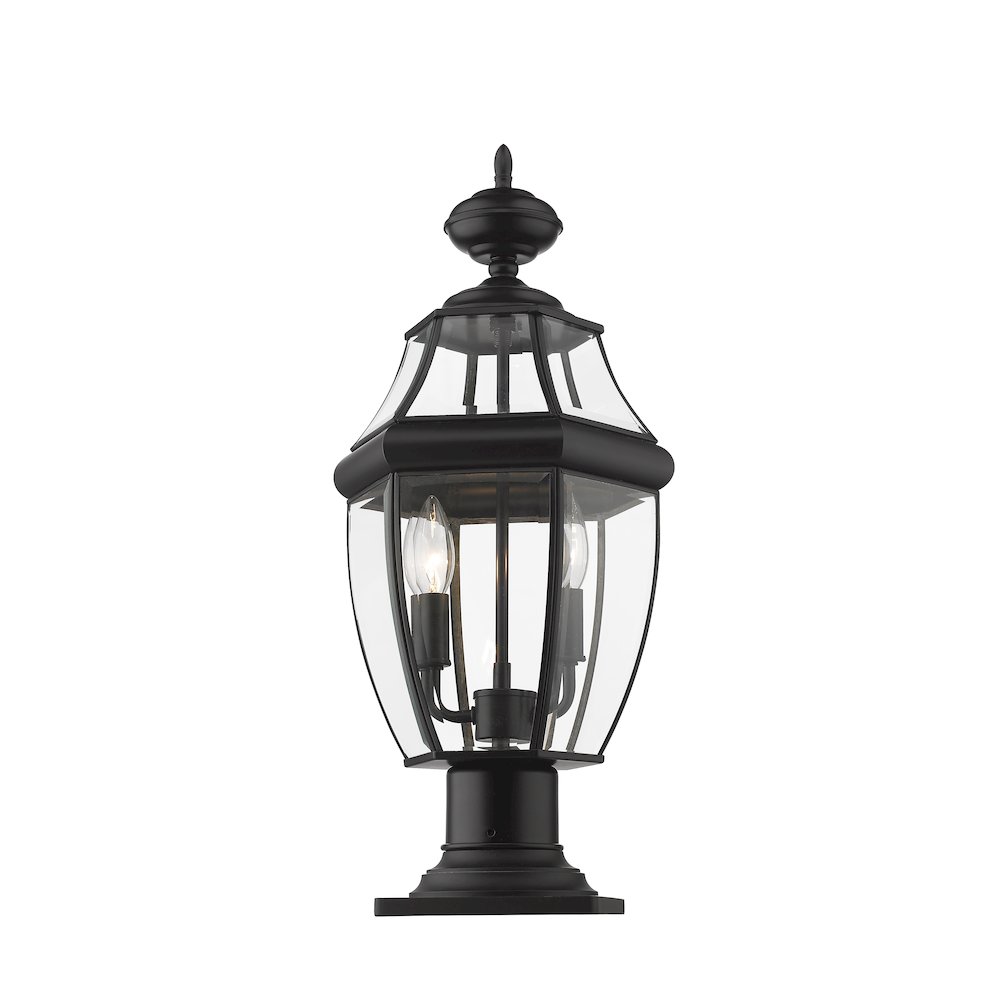 Z-Lite 2 Light Outdoor Pier Mounted Fixture. Picture 1
