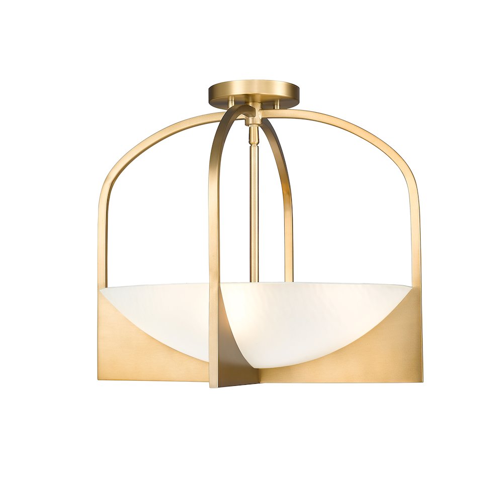Z-Lite 4 Light Semi Flush Mount. Picture 1