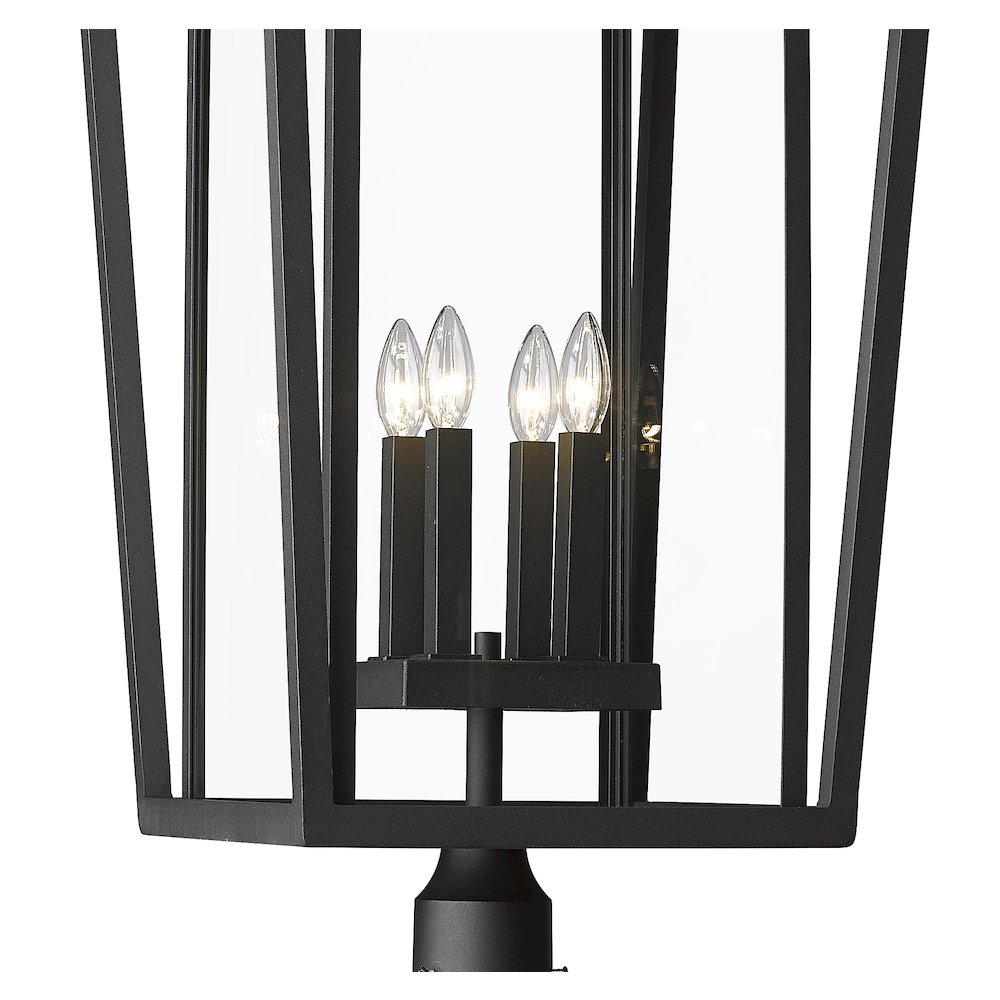 Z-Lite 4 Light Outdoor Post Mounted Fixture. Picture 4