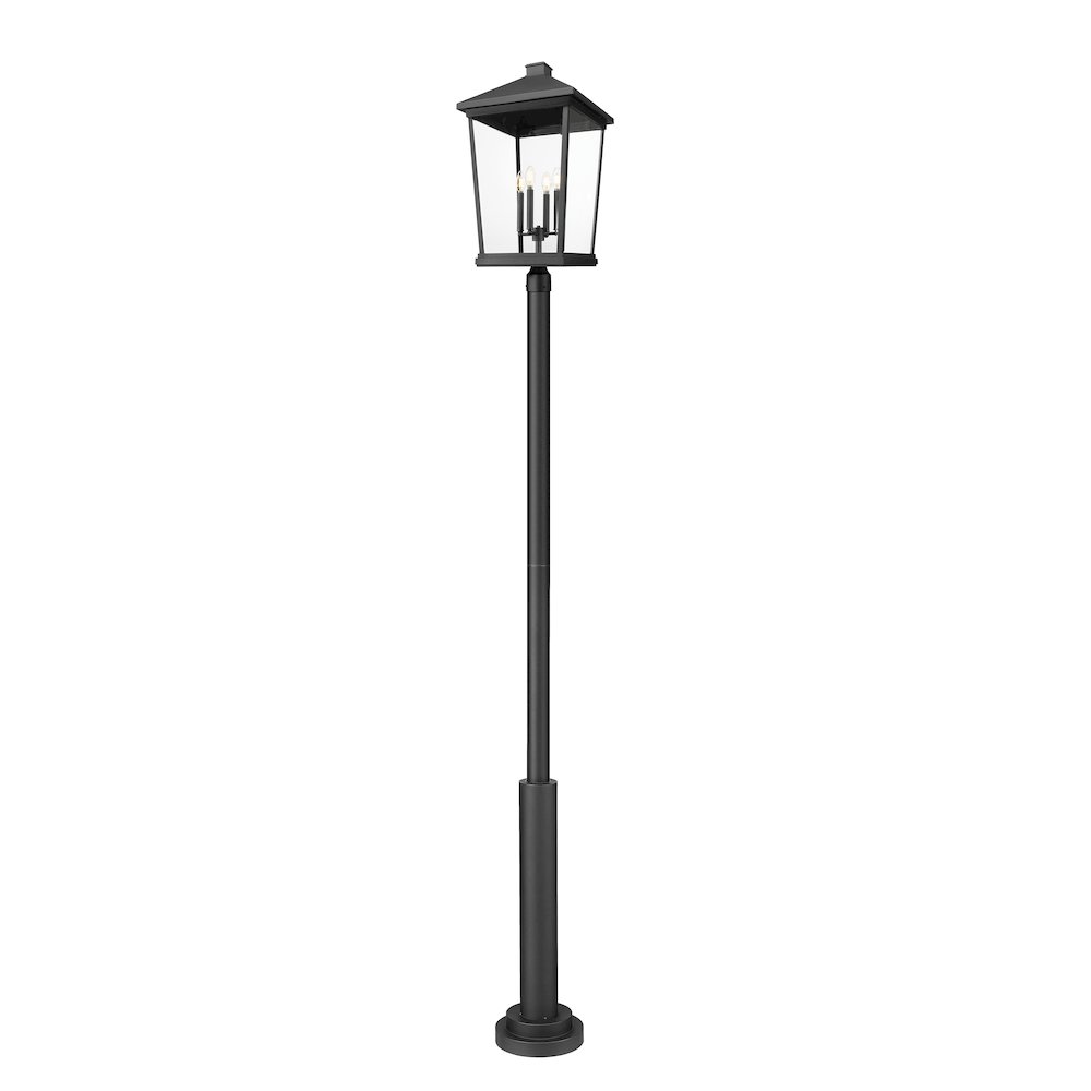 Z-Lite 4 Light Outdoor Post Mount Fixture. Picture 1