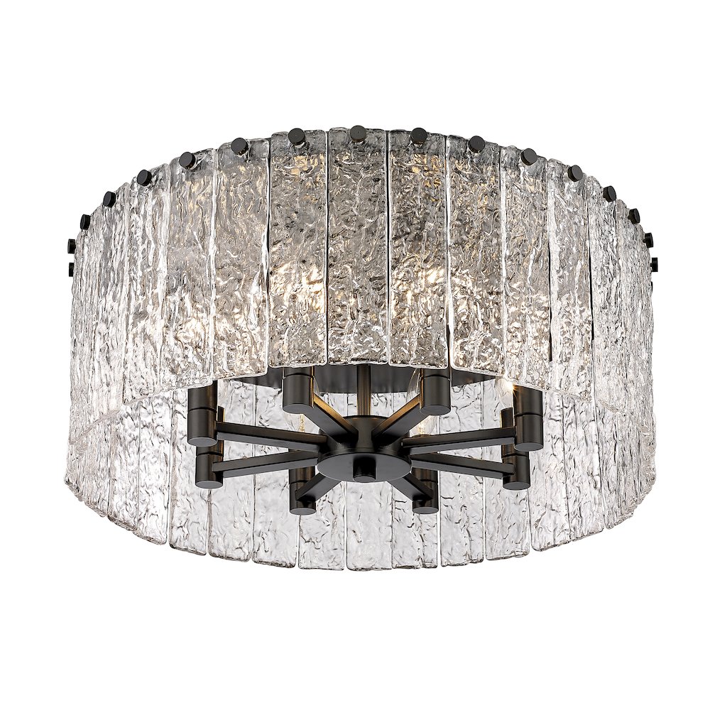 Z-Lite 8 Light Flush Mount. Picture 2