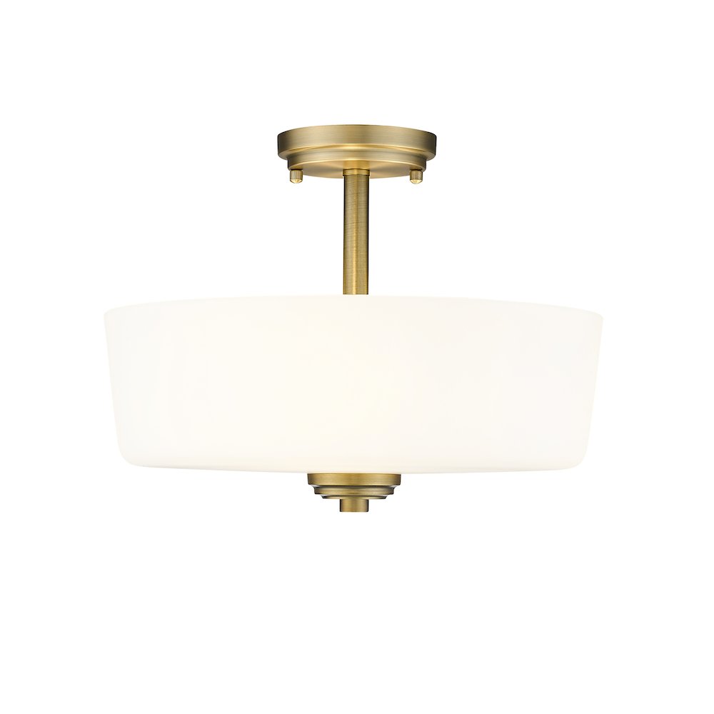 Z-Lite 3 Light Semi Flush Mount. Picture 2