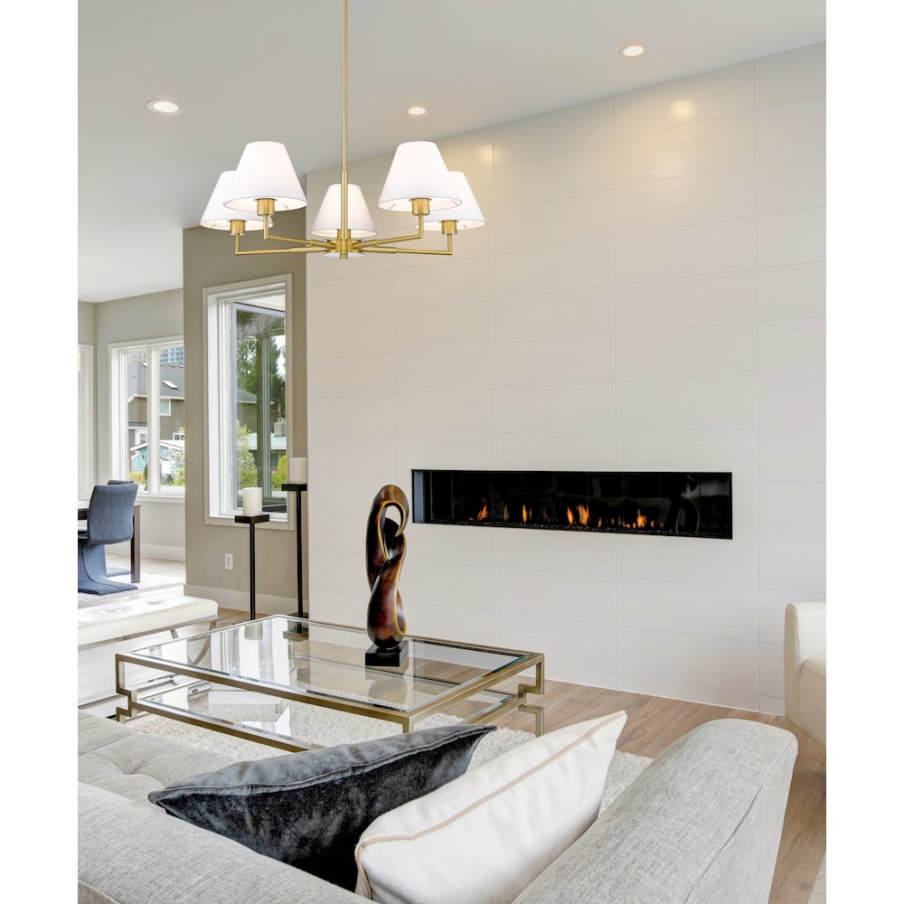 Z-Lite 5 Light Chandelier. Picture 6