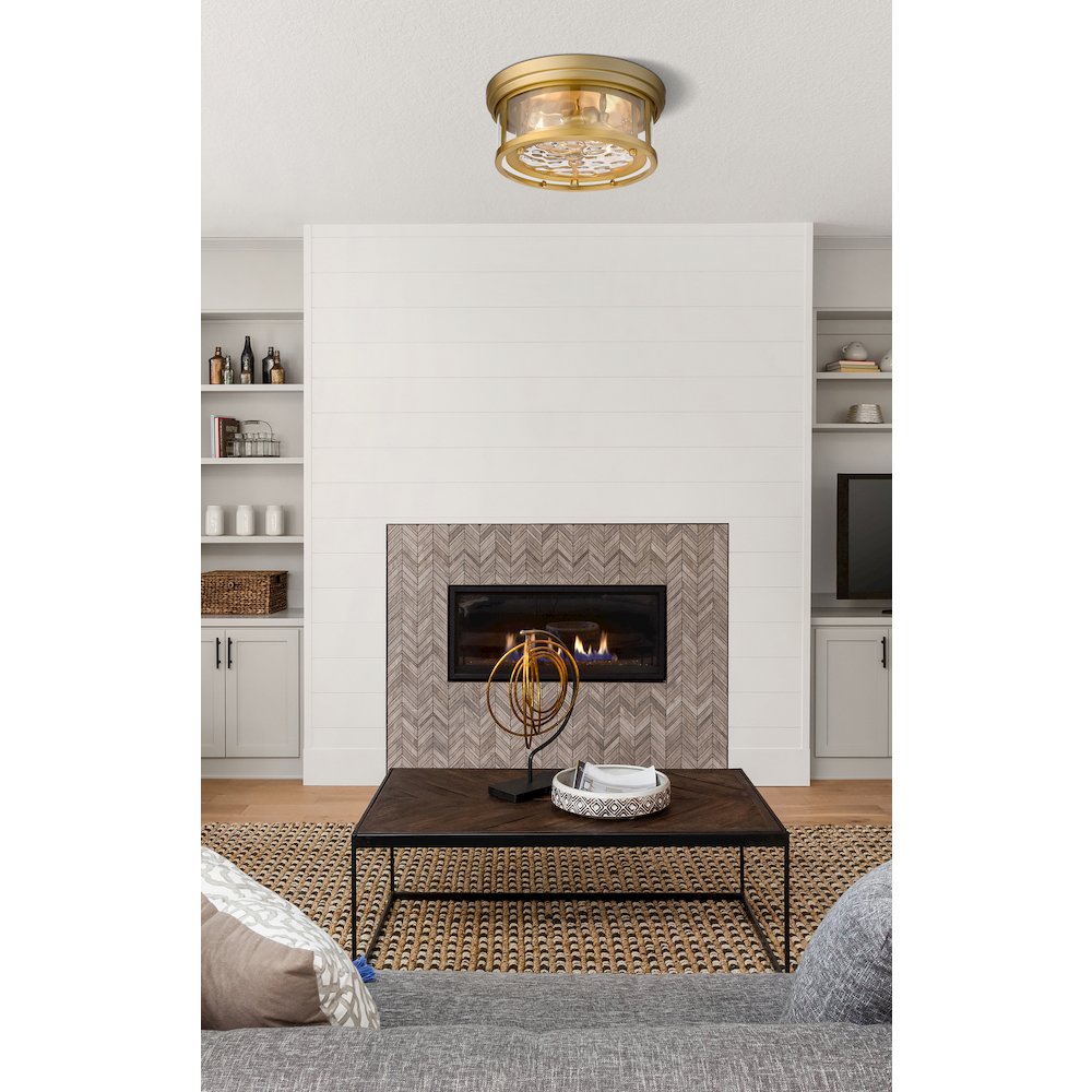 Z-Lite 2 Light Flush Mount. Picture 6