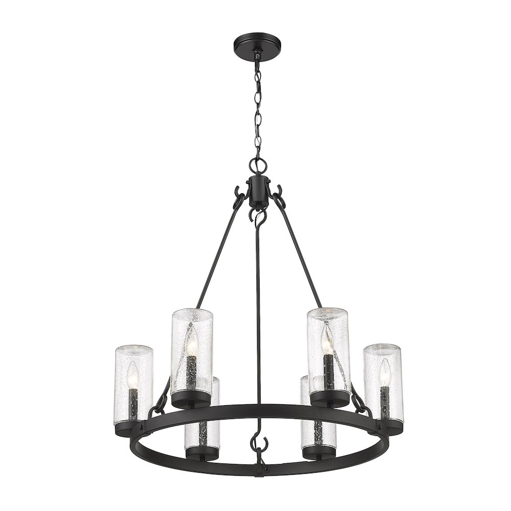 Z-Lite 6 Light Outdoor Chandelier. Picture 3