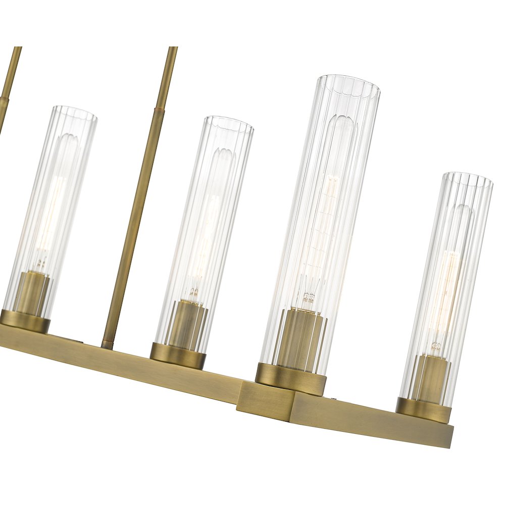 Z-Lite 7 Light Linear Chandelier. Picture 4