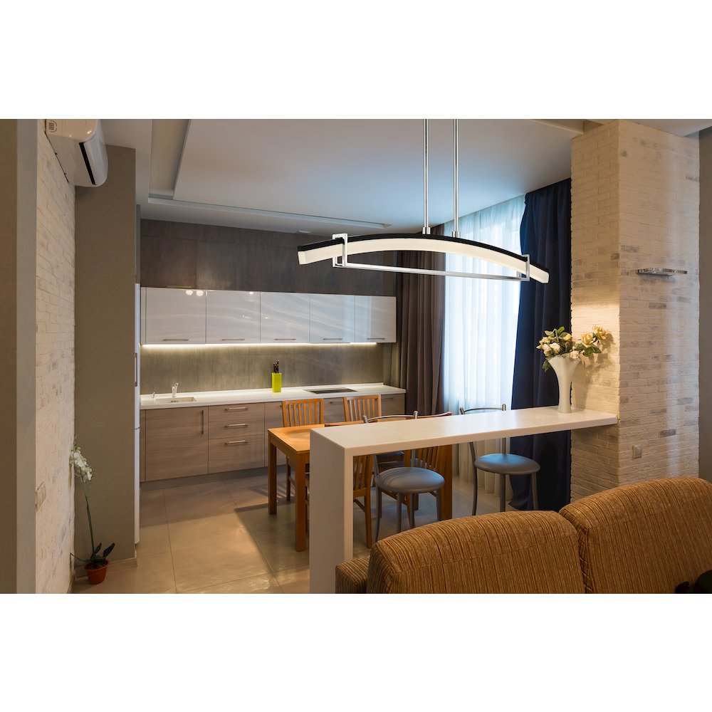 Z-Lite 1 Light Linear Chandelier. Picture 7