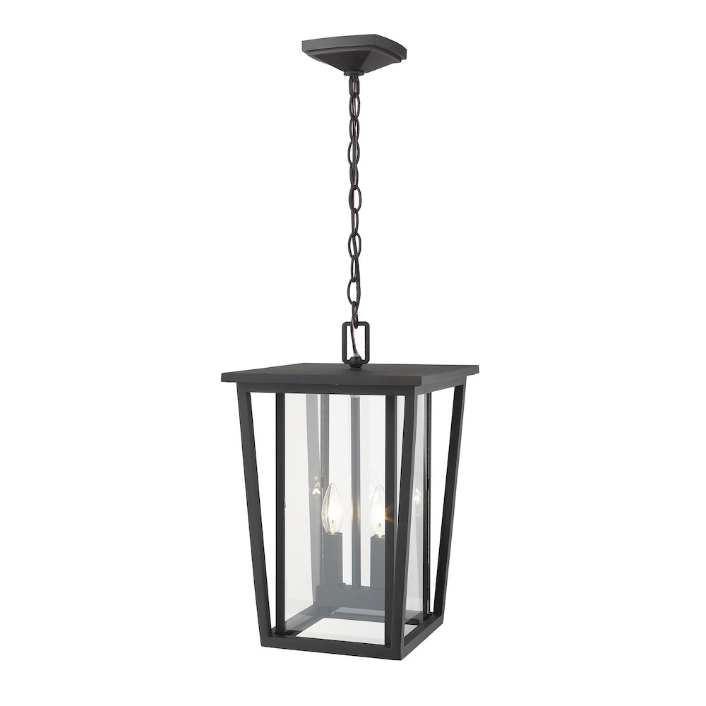 Z-Lite 2 Light Outdoor Chain Mount Ceiling Fixture. Picture 4