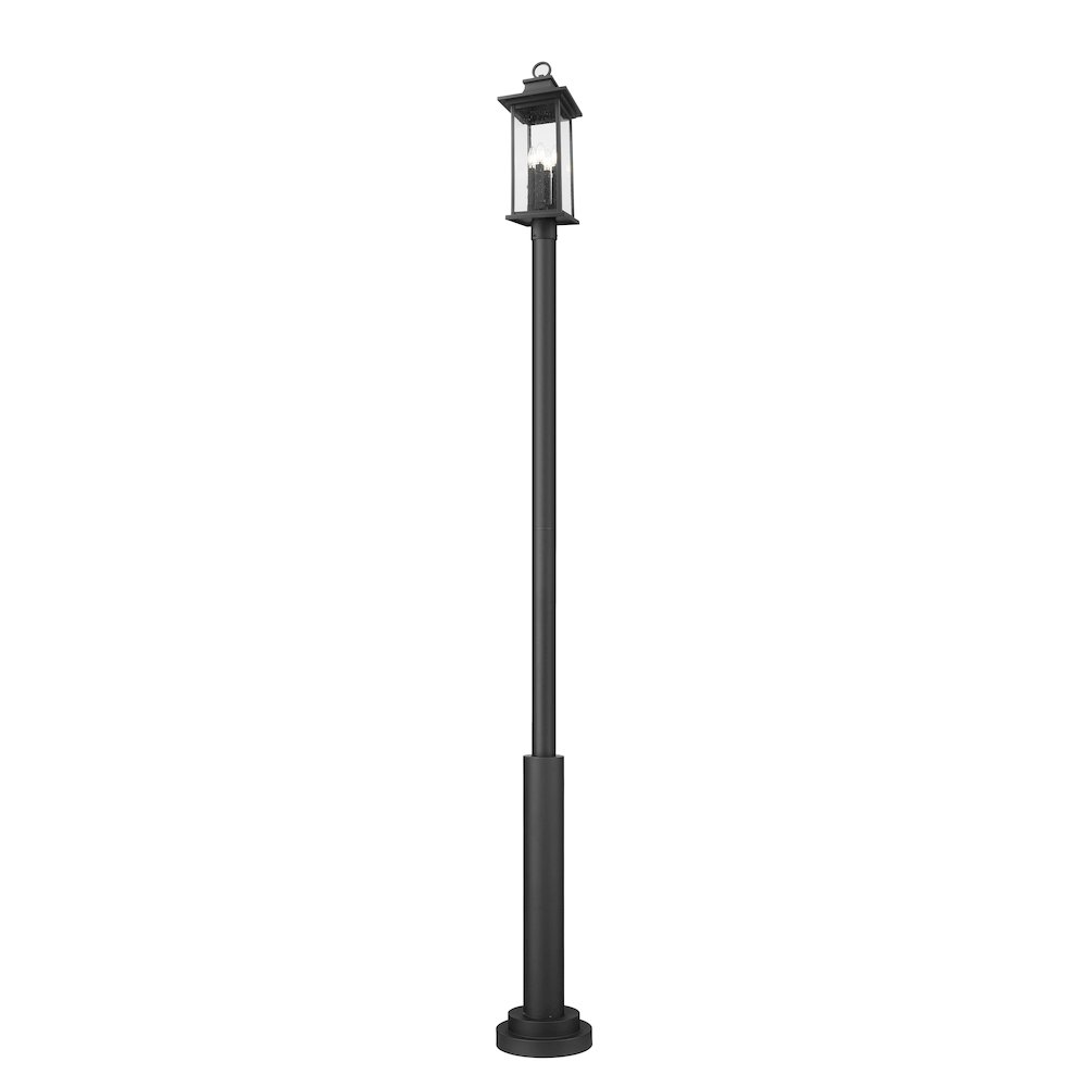 Z-Lite 4 Light Outdoor Post Mounted Fixture. Picture 3