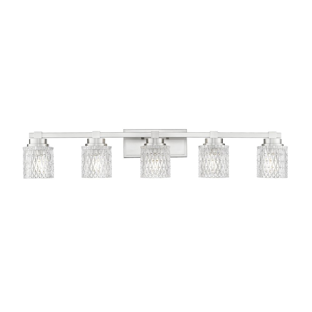 Z-Lite 5 Light Vanity, Brushed Nickel. Picture 2