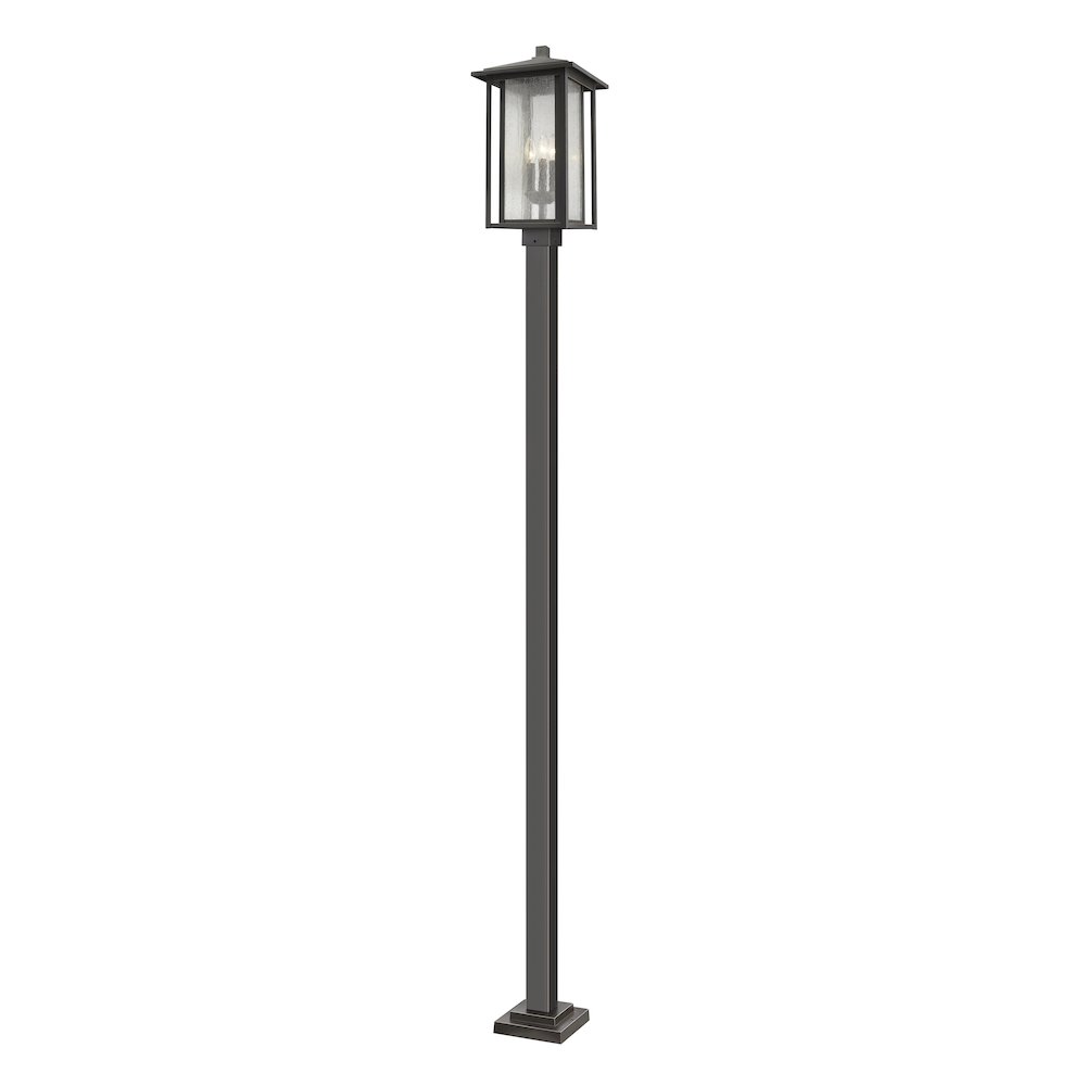 Z-Lite 3 Light Outdoor Post Mounted Fixture. Picture 1