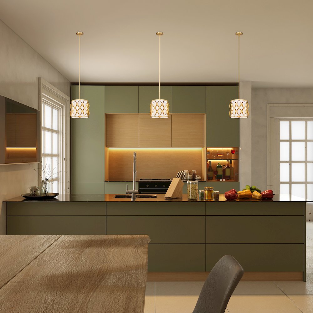 Z-Lite 3 Light Pendant. Picture 7