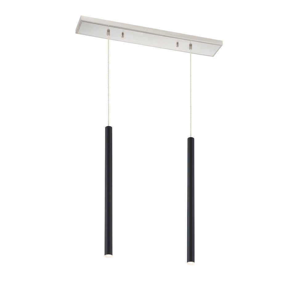 Z-Lite 2 Light Linear Chandelier. Picture 1