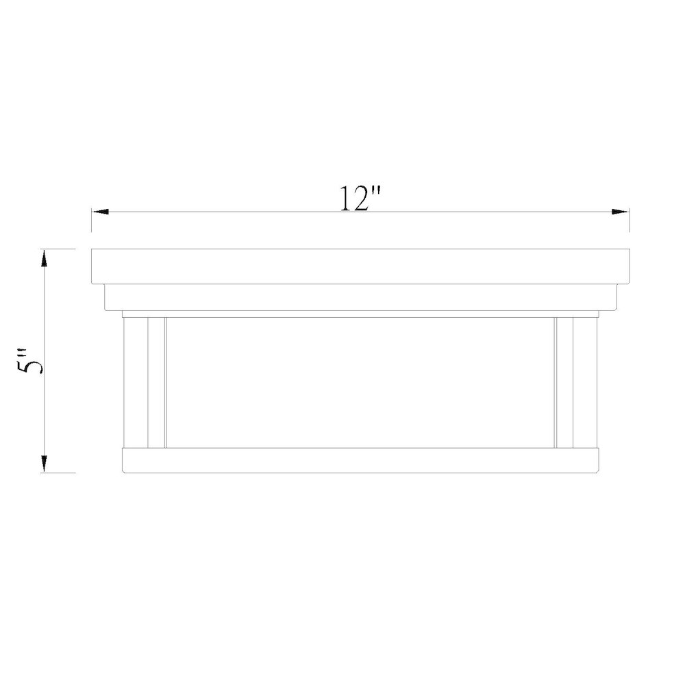 Z-Lite 2 Light Flush Mount. Picture 8