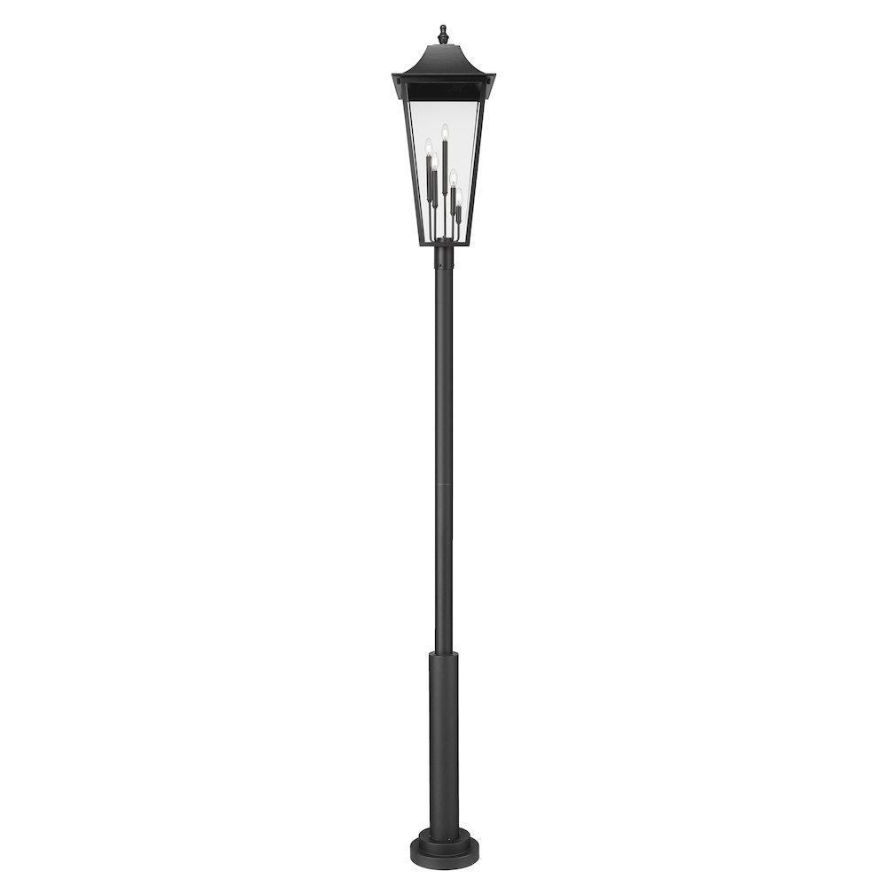 Z-Lite 5 Light Outdoor Post Mounted Fixture. Picture 3