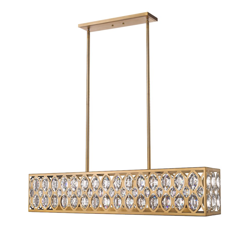 Z-Lite 7 Light Linear Chandelier. Picture 4