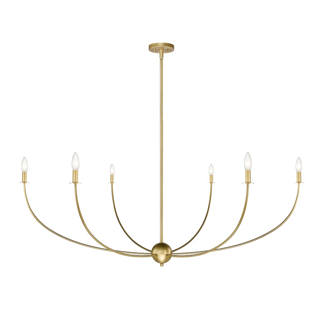 Z-Lite 6 Light Chandelier. Picture 2