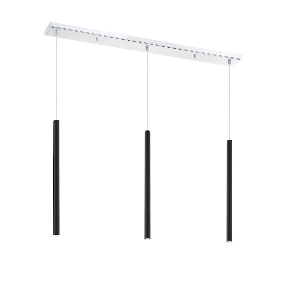 Z-Lite 3 Light Linear Chandelier. Picture 2