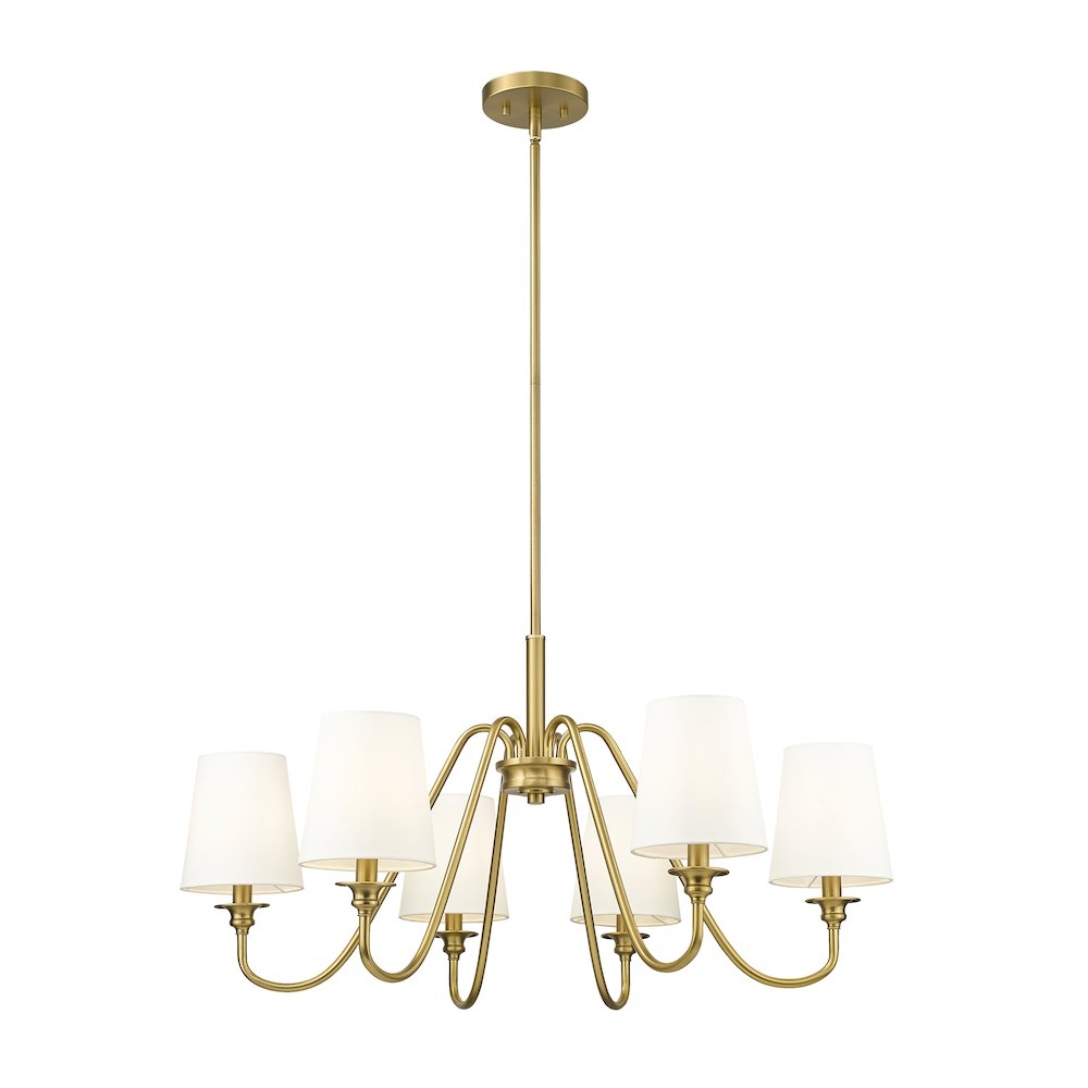 Z-Lite 6 Light Chandelier. Picture 2