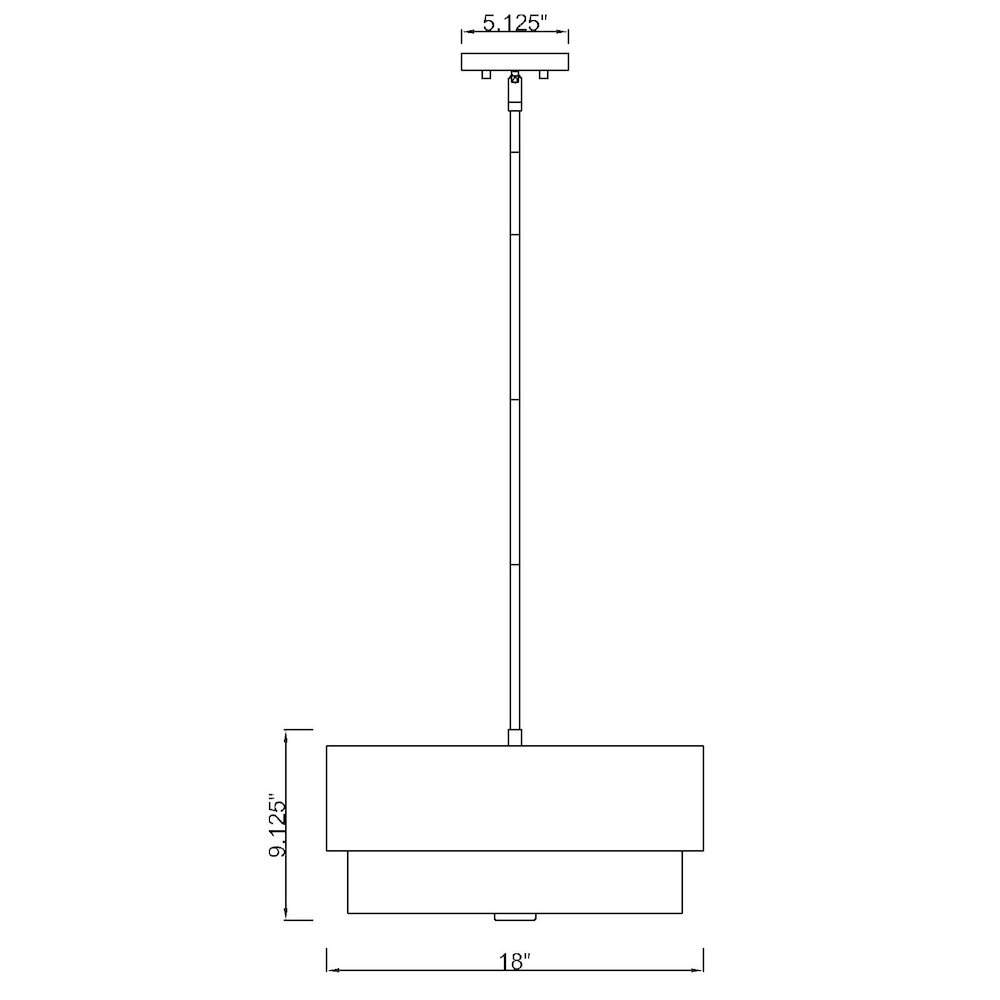 Z-Lite 3 Light Pendant. Picture 8