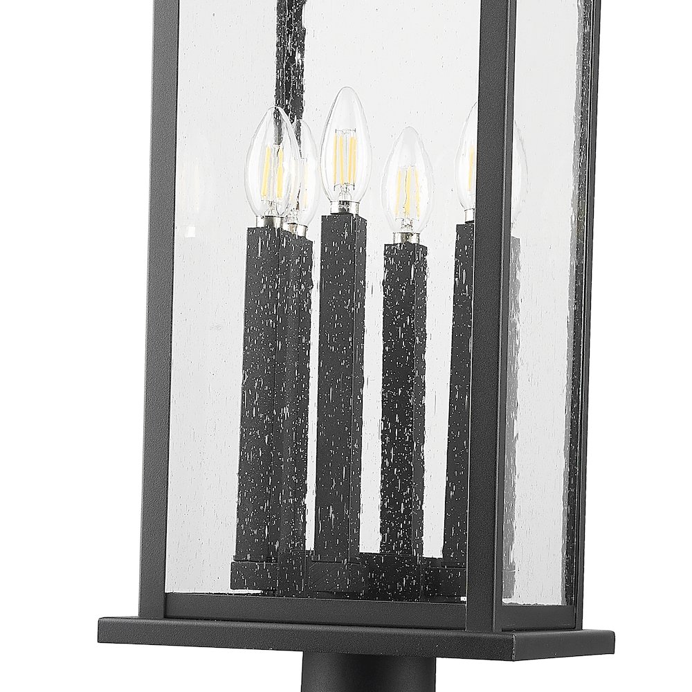 Z-Lite 6 Light Outdoor Pier Mounted Fixture. Picture 4