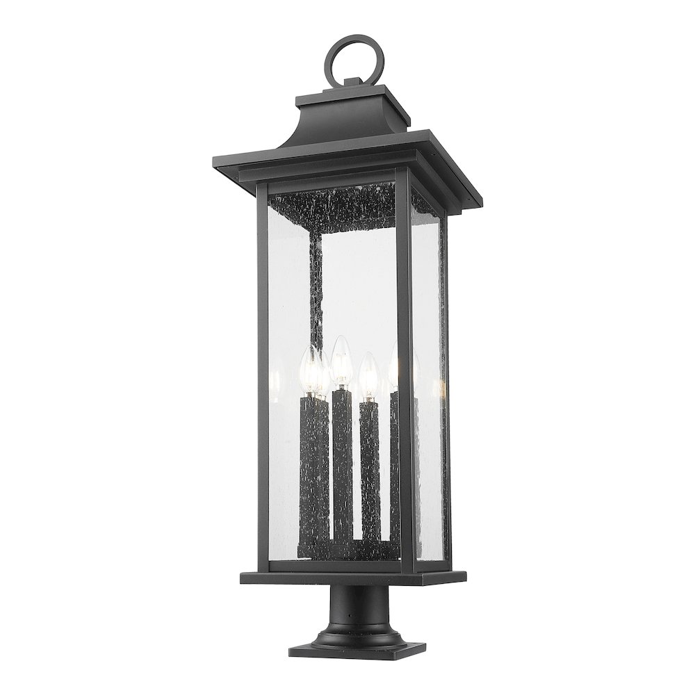 Z-Lite 6 Light Outdoor Pier Mounted Fixture. Picture 2
