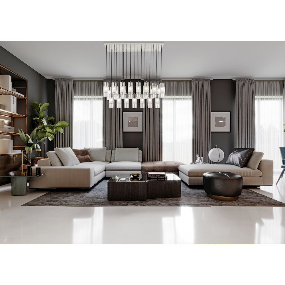 Z-Lite 23 Light Linear Chandelier. Picture 7