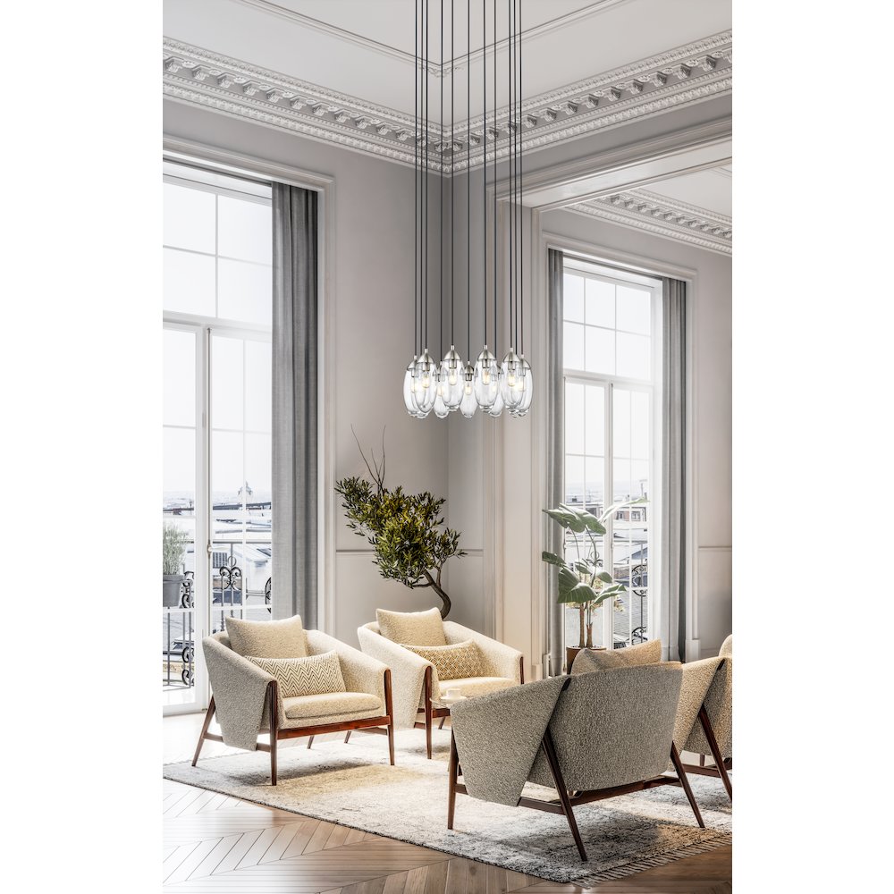 Z-Lite 11 Light Chandelier. Picture 7