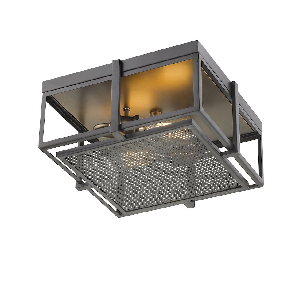 Z-Lite 2 Light Flush Mount. Picture 2
