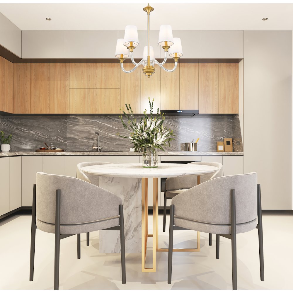 Z-Lite 5 Light Chandelier. Picture 7